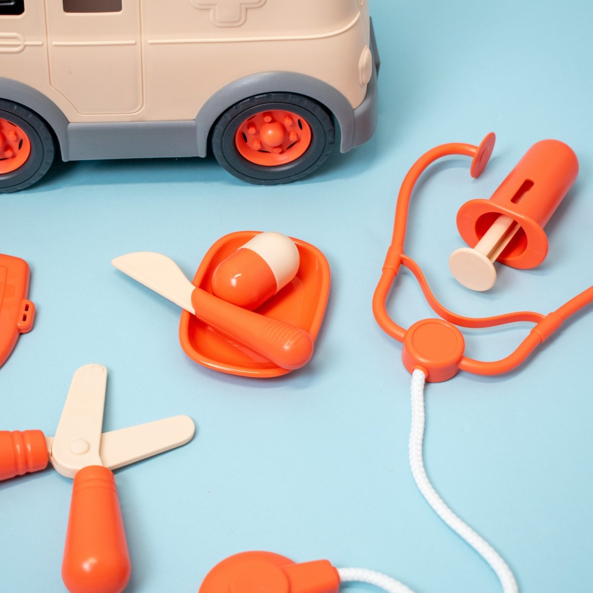Toy Ambulance Pretend Play Doctor Kit - PopFun