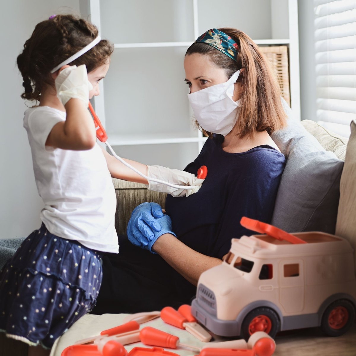 Toy Ambulance Pretend Play Doctor Kit - PopFun