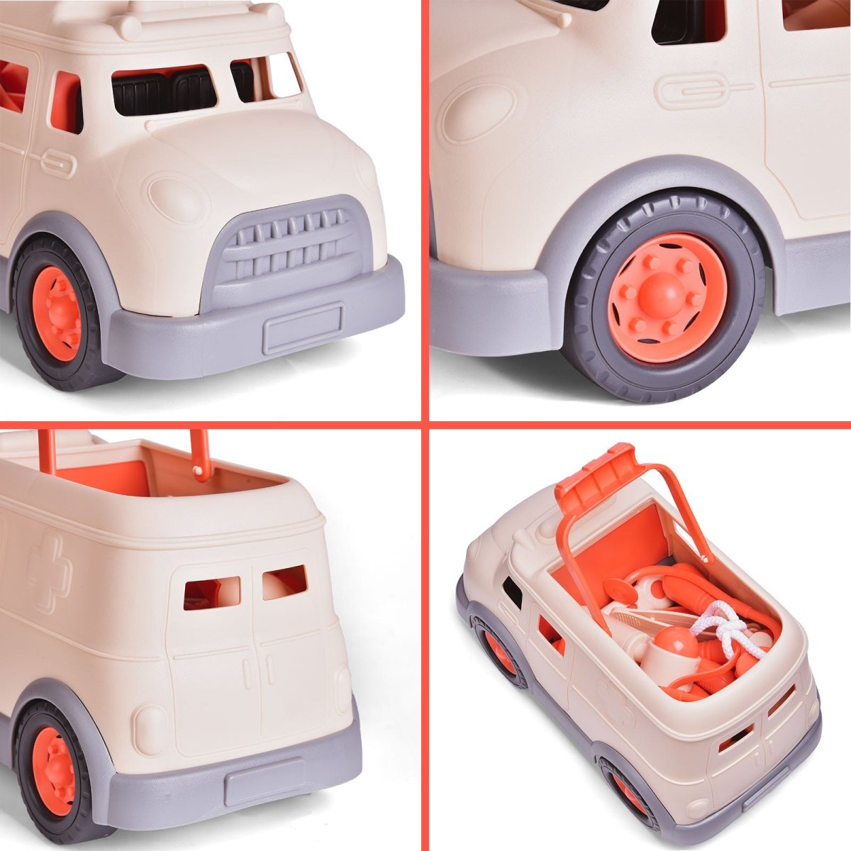 Toy Ambulance Pretend Play Doctor Kit - PopFun