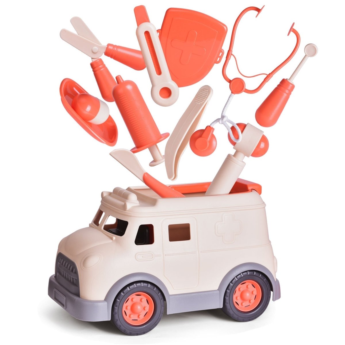 Toy Ambulance Pretend Play Doctor Kit - PopFun