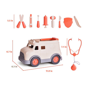 Toy Ambulance Pretend Play Doctor Kit - PopFun