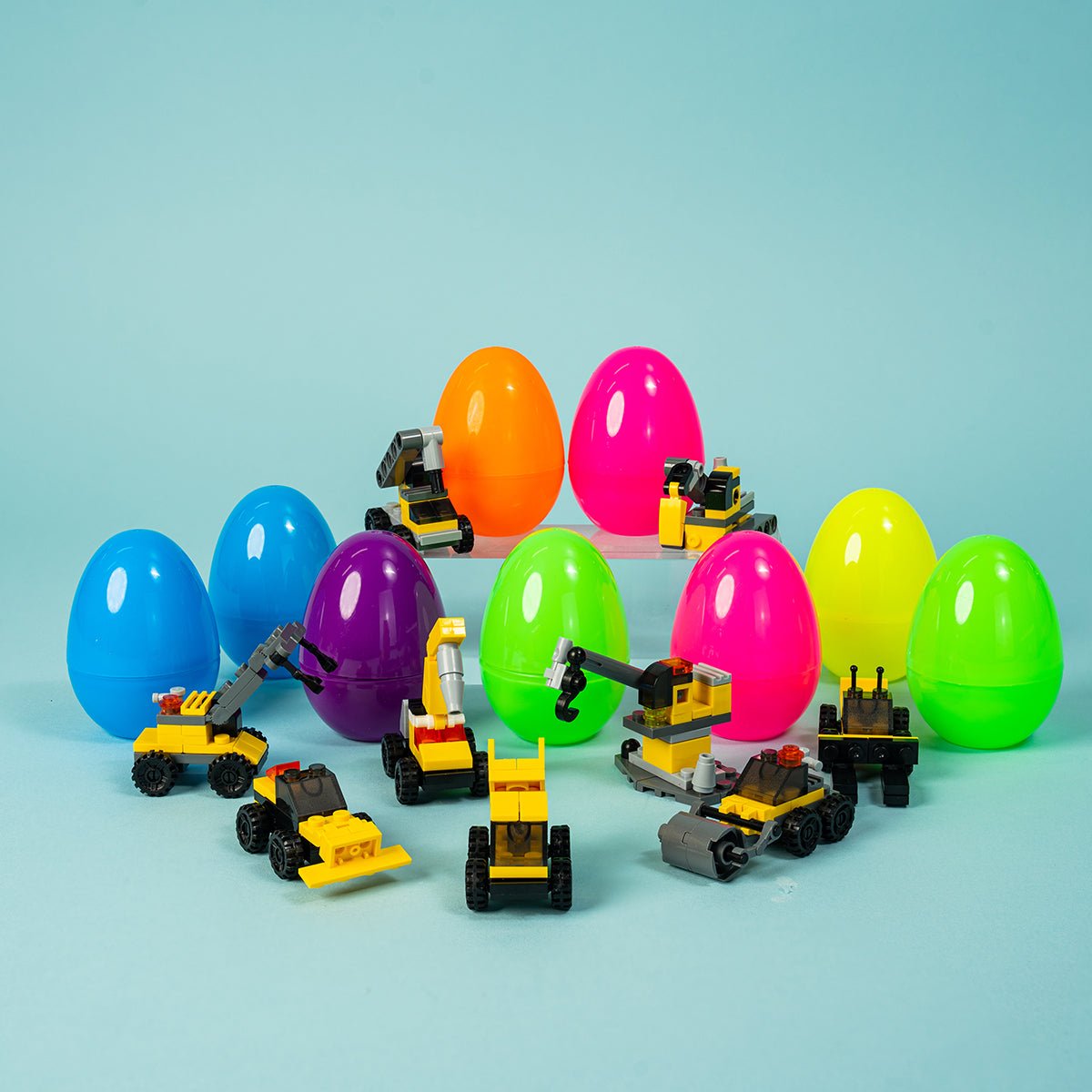 Toy Excavator Easter Eggs - PopFun
