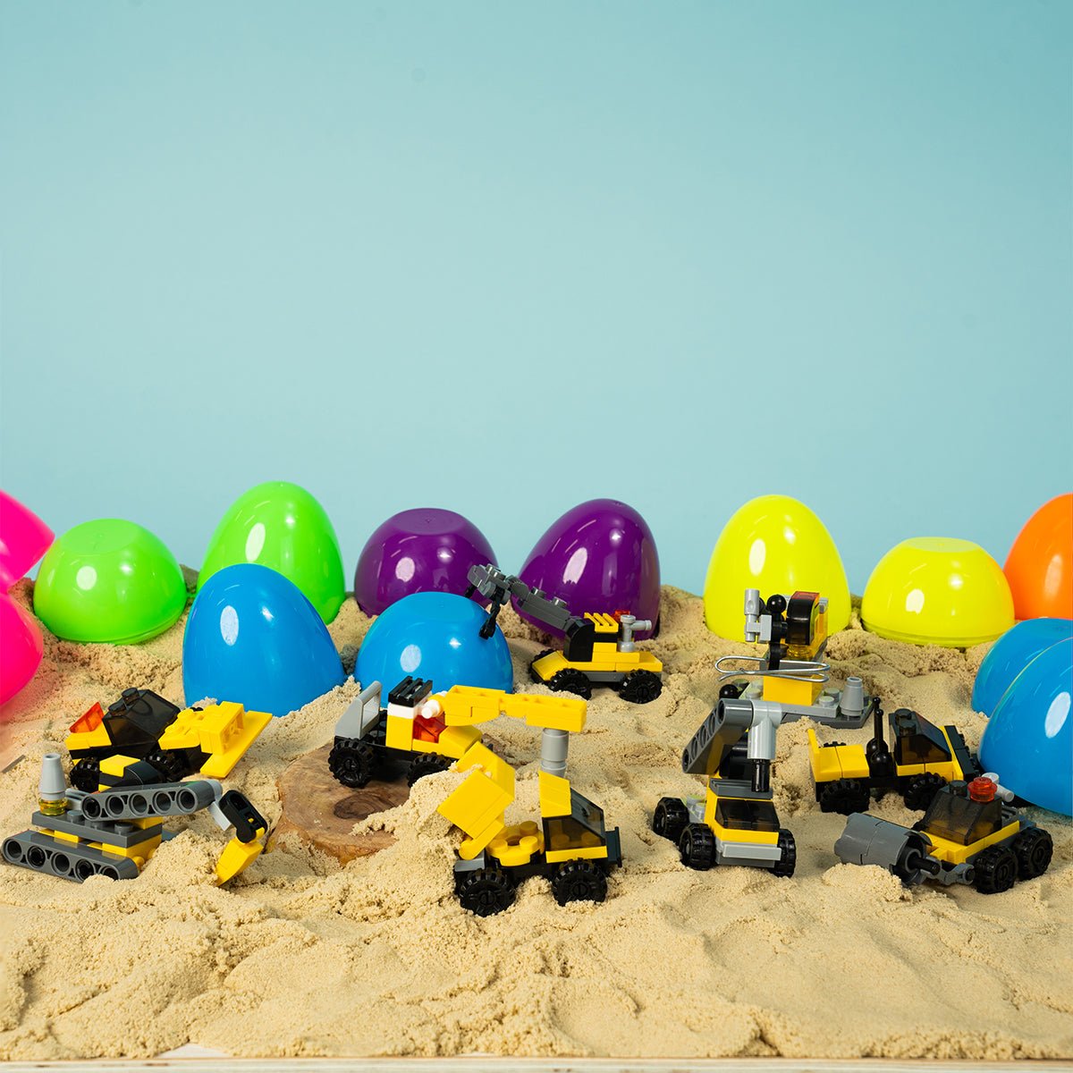 Toy Excavator Easter Eggs - PopFun