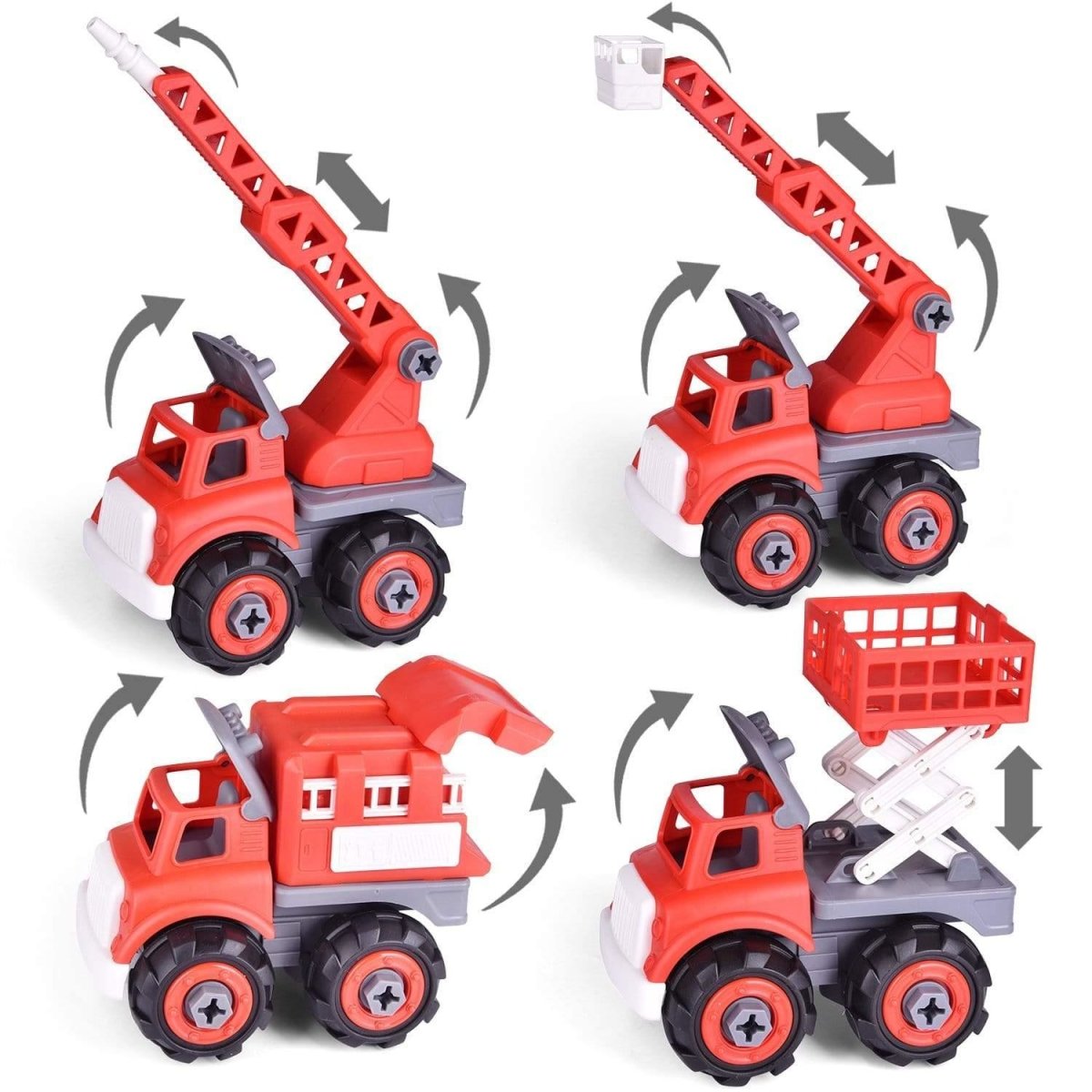 Transforming Fire Truck Set - PopFun