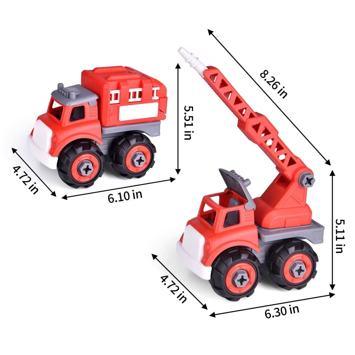 Transforming Fire Truck Set - PopFun