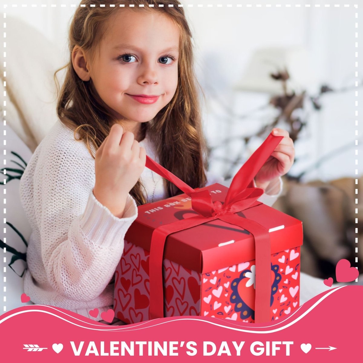 Valentine's Gift Box- Red - PopFun