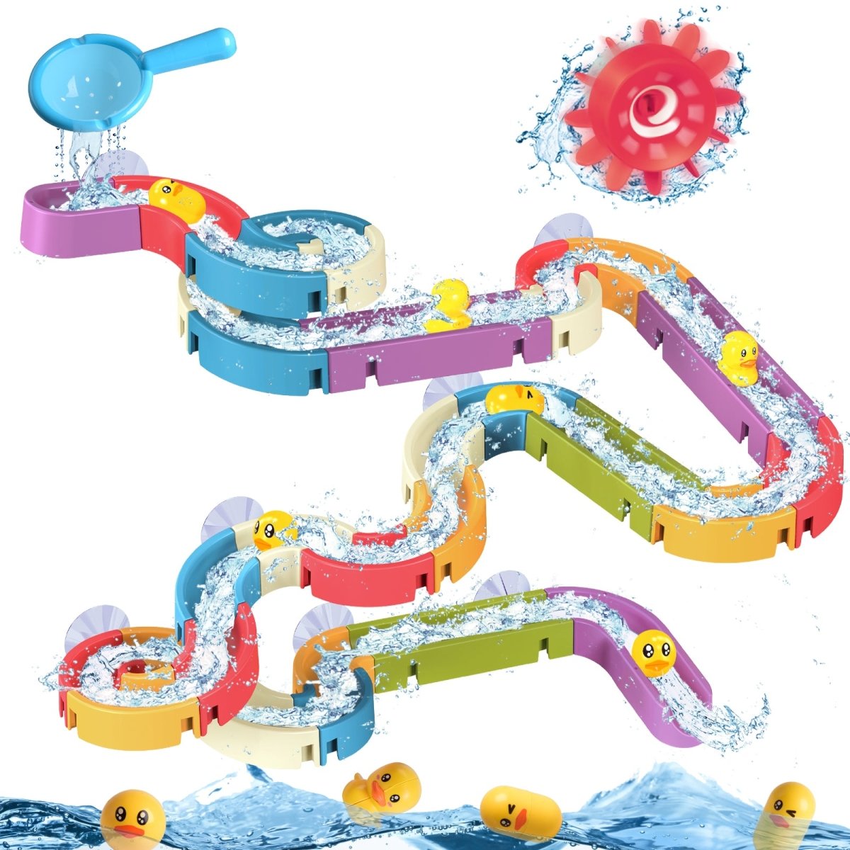 Water Slide Bathtub Toys for Toddlers - PopFun