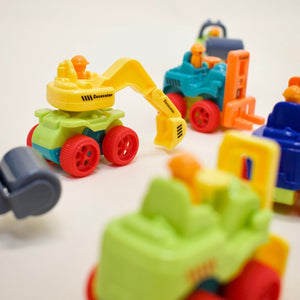 Wind Up Bulldozer Treasure Egg Pack - PopFun