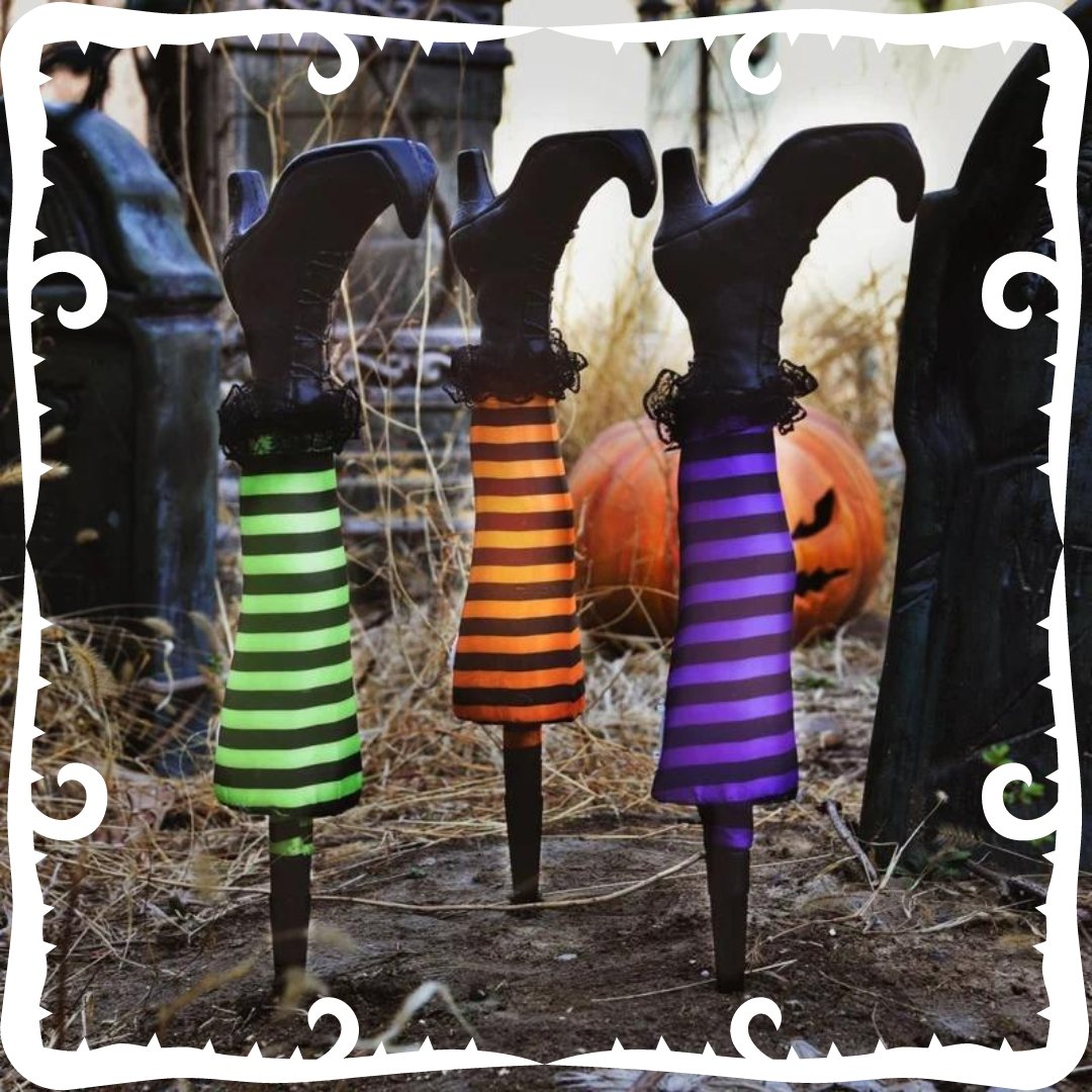 Witch Legs Lawn Lights - PopFun
