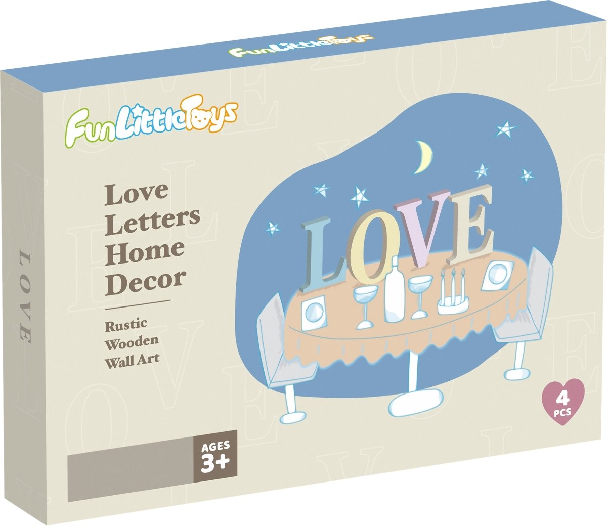 Wood Love Sign - PopFun