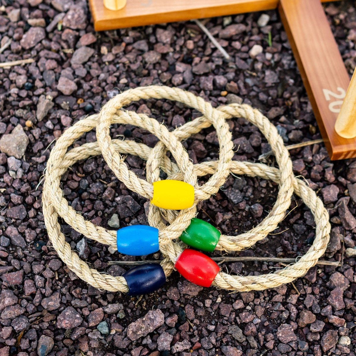 Wooden Ring Toss Set - PopFun