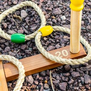 Wooden Ring Toss Set - PopFun